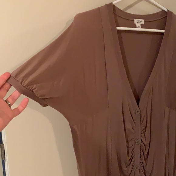 Wilfred light brown (tan) button-up cardigan - Picture 2 of 7